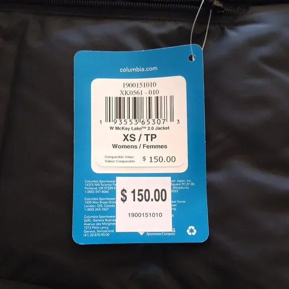 🆕Columbia Women's McKay Lake 2.0 Down Puffer Winter Short Jacket, XS-Black - Picture 4 of 7